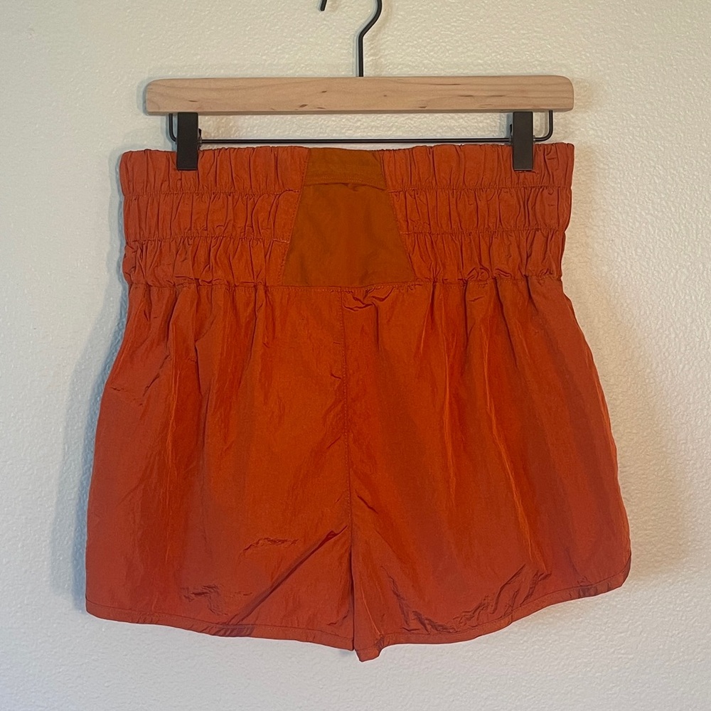 SOLD Orange Free People Movement “Way Home” Shorts (Size L) - Picture 2 of 5